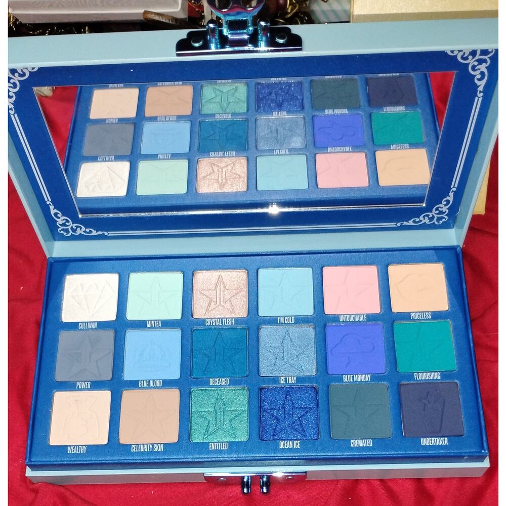 Jeffree Star Cosmetics Blue Blood Eyeshadow Palette Discontinued Collector Case